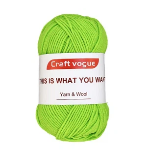 Worsted Cotton Acrylic Blended Yarn Worsted Cotton Acrylic Blended Yarn
